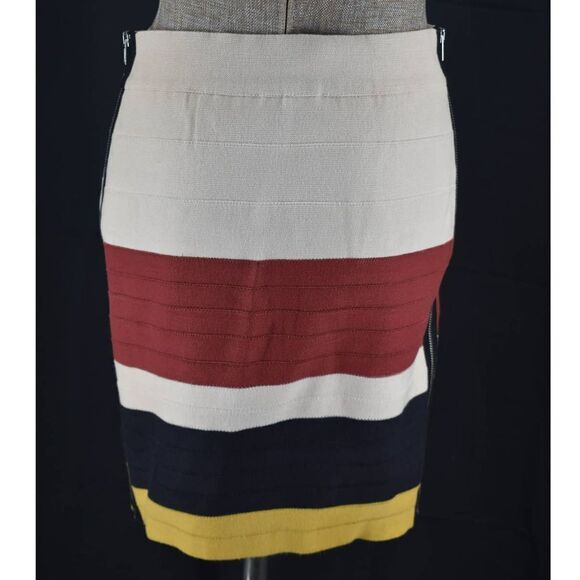 Band of Outsiders Boy Color Block Midi Skirt - 36 / 6 - Picture 3 of 4